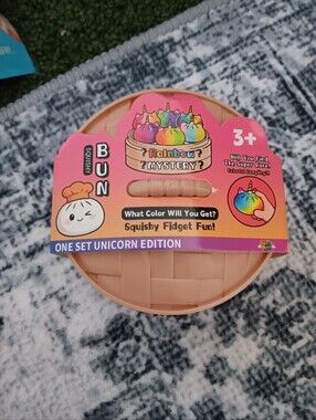 Rainbow Mystery Squishy Bun.